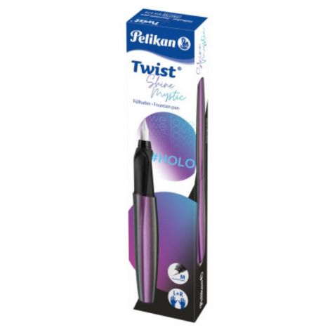Pióro wieczne Pelikan Twist Shine Mystic Fioletowe lakierowane - 3
